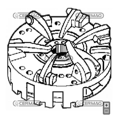 Mecanismo de embrague CASE para tractor agrícola JX90 95 1070U 15786 | NewgardenAgri.com