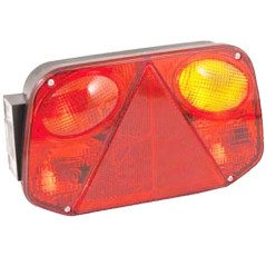 Right rear light for tractor and trailer bumper 250 x 149 mm 4 lights | NewgardenAgri.com