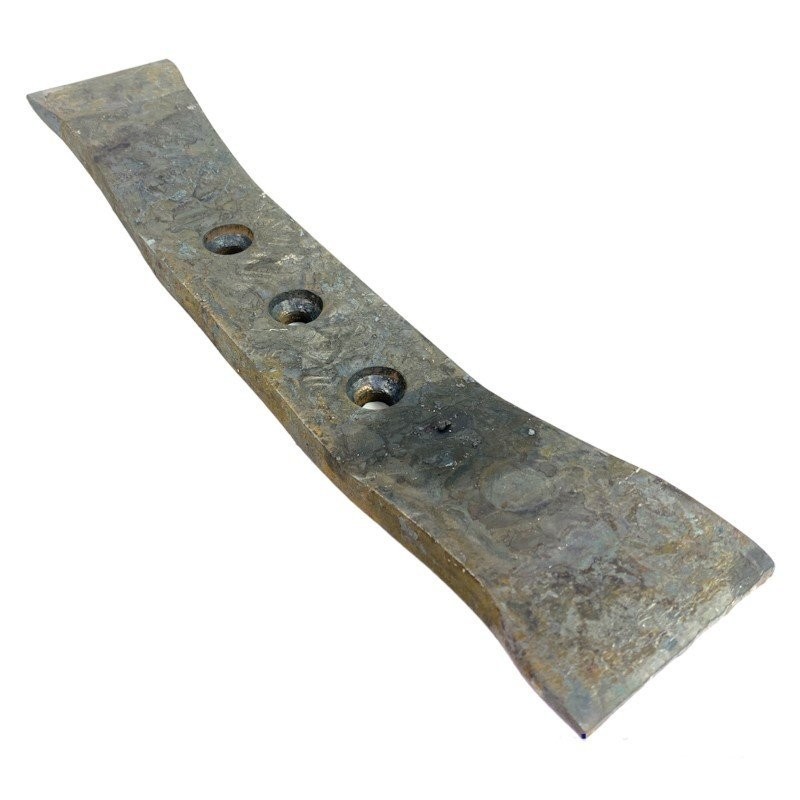 Double-pointed plowshare for Pegoraro Alpego subsoiler 70x18 with 3 countersunk holes  14.5 mm boron steel