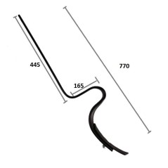 Markierungslockererfeder für Bianchi-Sämaschine mit 40x10 mm Pflugschar | NewgardenAgri.com