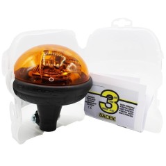 Ellipse tractor flashing light with flexible rod 12/24 V - rotating beacon | NewgardenAgri.com