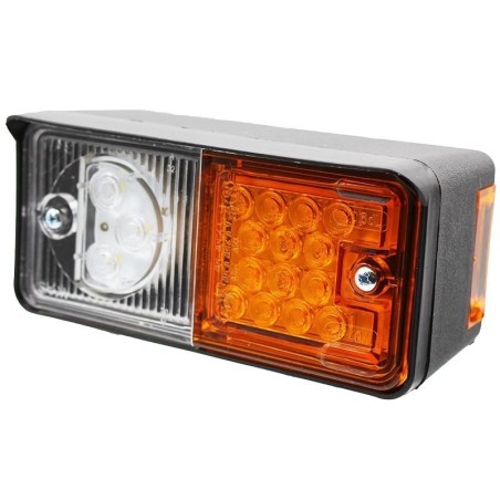 Right front LED light for tractor and trailer, 2 lights 12-24V | NewgardenAgri.com