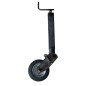 Telescopic servo rudder 60x690 with 200x50 rubber wheel for trailers