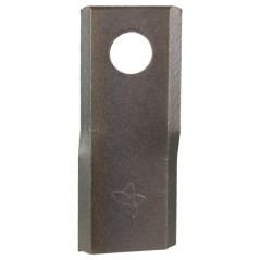 Left helical knife for Galfrè rotary mower 108x48 hole 21mm - 02.0012.0012.00 | NewgardenAgri.com