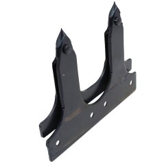 Double blade guard tooth for Gaspardo, Gribaldi & Salvia motor mowers - hole 5.5 mm | NewgardenAgri.com