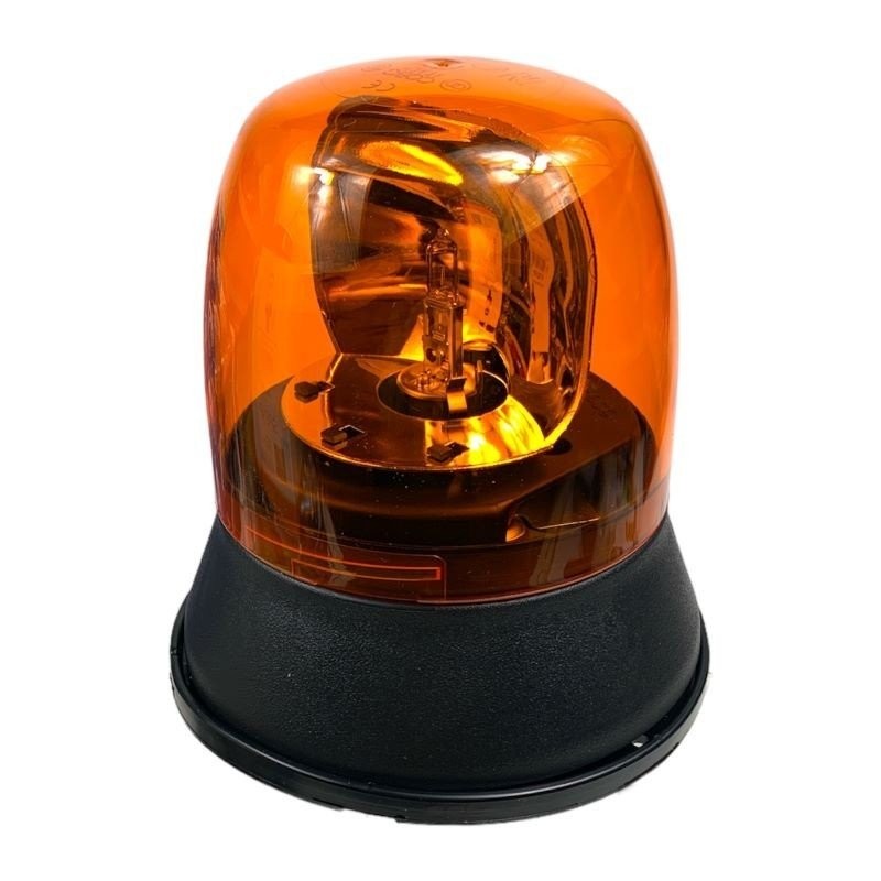 Cobo 12V orange flat base flashing light