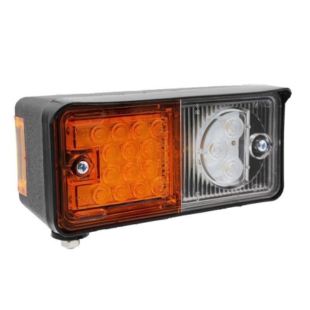 Left front LED light for tractor and trailer, 2 lights 12-24V | NewgardenAgri.com