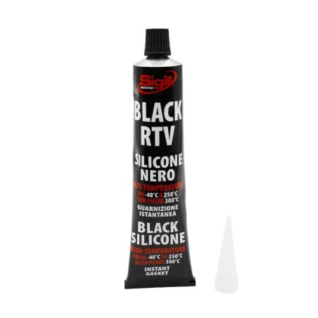 Pâte silicone élastique noire 75 gr