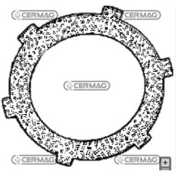 Juego de discos de embrague CASORZO para motocultor DAL 1994 15584 | NewgardenAgri.com