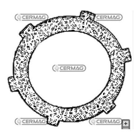 Jeu de disques d'embrayage CASORZO pour tracteur à pied DAL 1994 15584 | NewgardenAgri.com