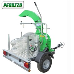 Aspiratore foglie-erba professionale PERUZZO TURBO 400-T motore Honda su carrello | NewgardenAgri.com