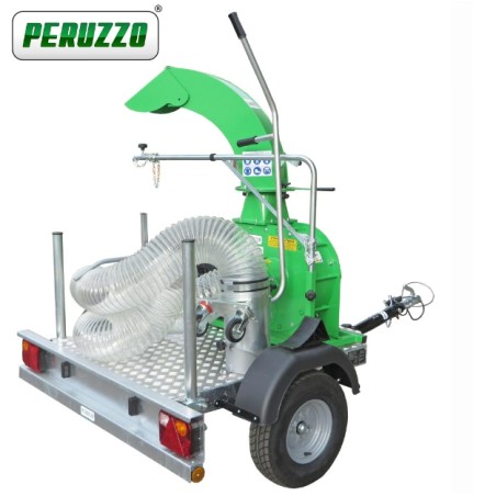 Aspiratore foglie-erba professionale PERUZZO TURBO 400-T motore Honda su carrello | NewgardenAgri.com