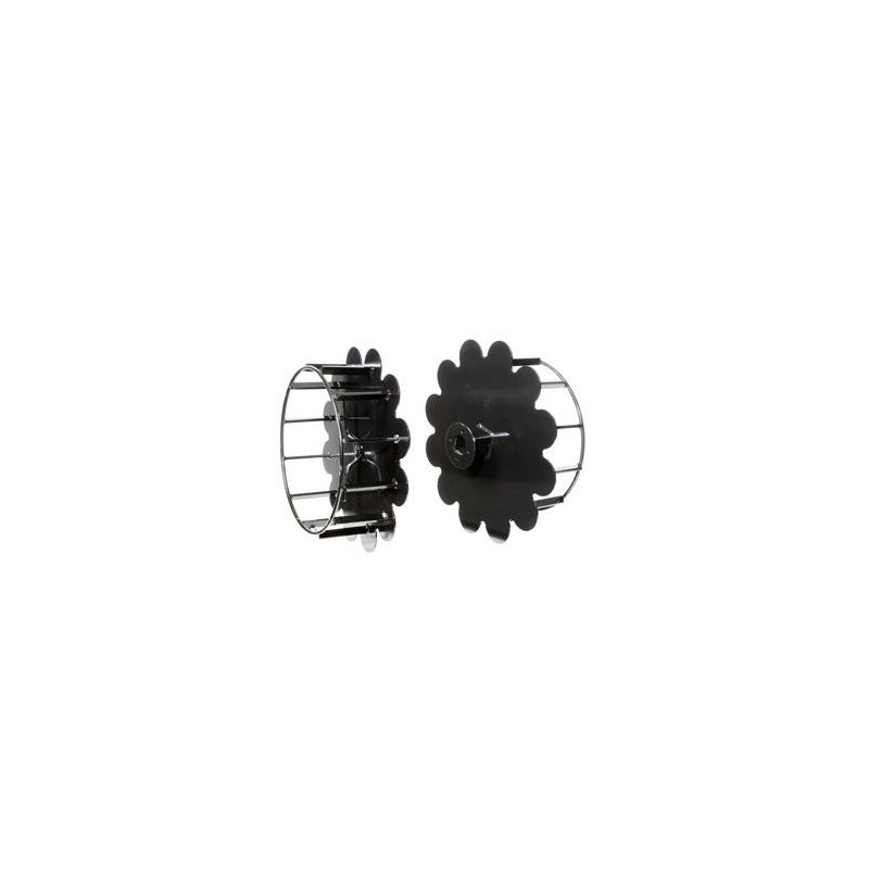 Pair of wheel crampons 4.00-10 "DR for NIBBI FC 20 - FC 145 mower