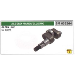 Albero manovellismo per falciatrice GREEN LINE GL 870MF | NewgardenAgri.com