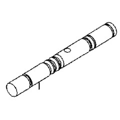 Arbre de motoculteur ORIGINAL EMAK-NIBBI YF1241615E BRIK1 FC120 | NewgardenAgri.com