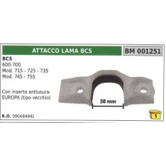 Adaptador de cuchilla BCS para motor cortacésped bcs 600 700 715 725 735 745 755 | NewgardenAgri.com