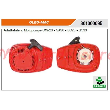 Arrancador motobomba OLEOMAC C19/20 SA30 SC23 SC33 301000095 | NewgardenAgri.com