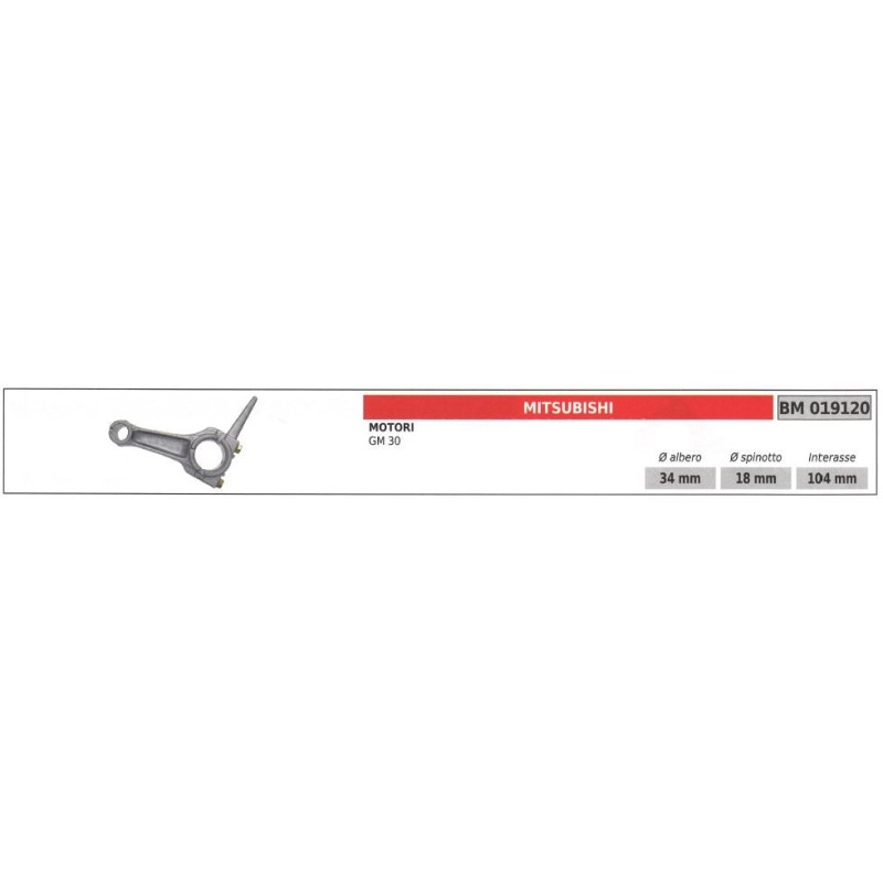 Connecting rod MITSUBISHI motor cultivator GM 30 019120