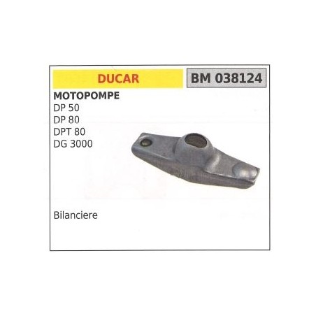 Culbuteur DUCAR 4 temps pour moteur-pompe DP 50 80 DPT 80 DG 3000 038124 | NewgardenAgri.com