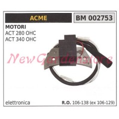 Bobine d'allumage ACME pour moteurs de motoculteurs ACT 250 OHC ACT 340 OHC 002753 | NewgardenAgri.com