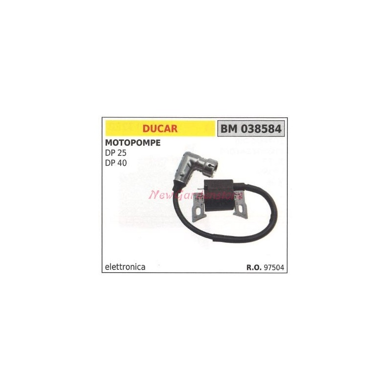 Bobina de encendido DUCAR para DP 25 DP 40 MOTOPOMPE 038584