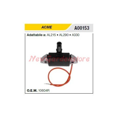 ACME ignition coil for AL215 AL290 A330 A00153 rotary tiller | NewgardenAgri.com