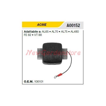 ACME ignition coil for mower AL65 AL70 AL75 A00152 | NewgardenAgri.com