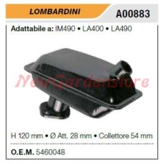 LOMBARDINI silencer muffler motor pump IM490 LA400 490 A00883 | NewgardenAgri.com