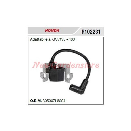 Bobine d'allumage HONDA grappin à moteur GCV135 160 R102231 | NewgardenAgri.com