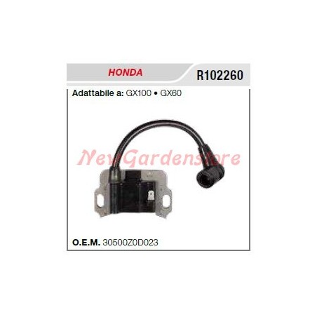 Bobina de encendido motoazada HONDA GX100 60 R102260 | NewgardenAgri.com