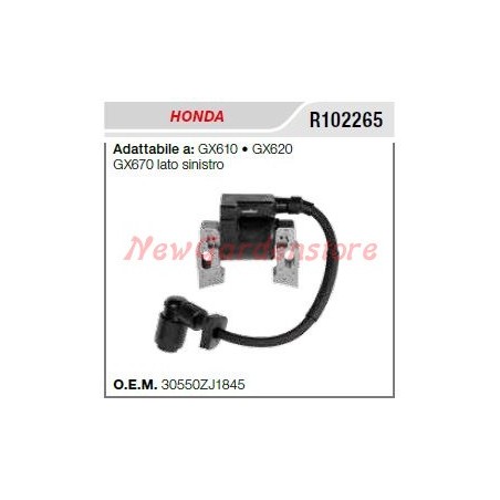 Bobina de encendido pinza motor HONDA GX610 620 670 lado izquierdo R102265 | NewgardenAgri.com