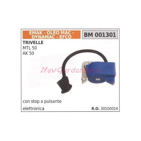 Bobinas de encendido EMAK para motobombas MTL 50 AK 50 001301 | NewgardenAgri.com