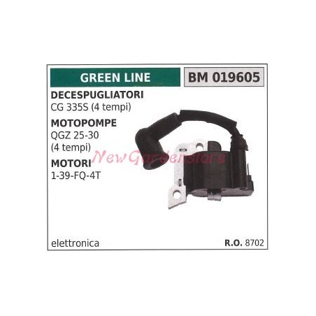 Bobinas de encendido GREEN LINE para motobombas desbrozadoras CG 335S (4 tiempos) QGZ2530 | NewgardenAgri.com