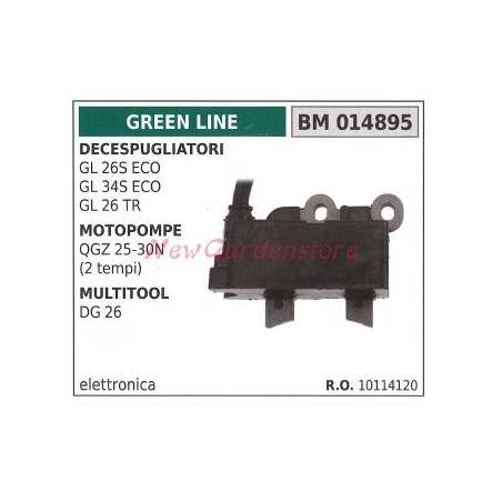 Bobine accensione GREEN LINE decespugliatori motopompe qgz 25 30n  014895