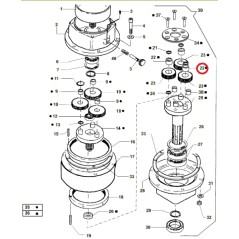 Boccola a rullini ORIGINALE ACTIVE trivella modelli t143 - t152 022715 | NewgardenAgri.com