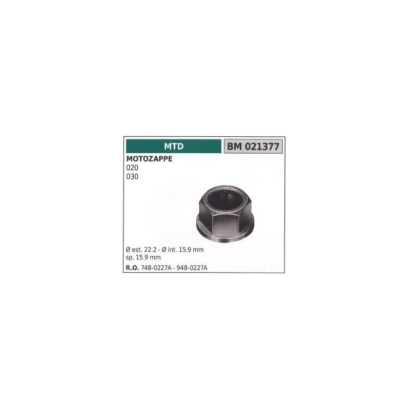 MTD rotary tiller bushing 020 030 021377