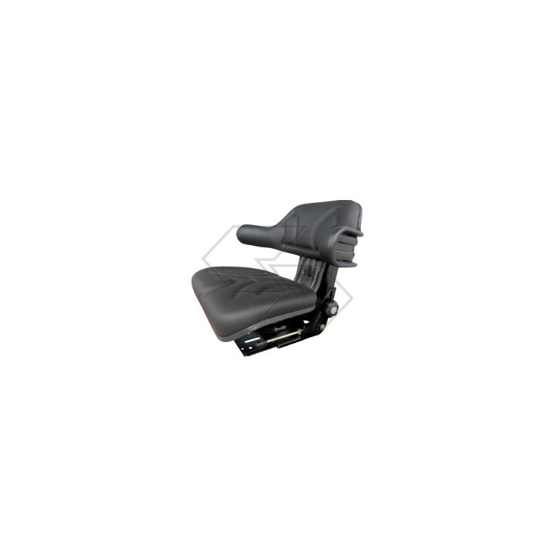 Asiento envolvente pvc negro para tractor agrícola NEWGARDENSTORE A03068