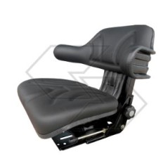 Asiento envolvente de pvc negro para tractor agrícola NEWGARDENSTORE A03095 | NewgardenAgri.com