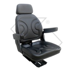 Asiento COBO de pvc con suspensión mecánica para tractor agrícola | NewgardenAgri.com