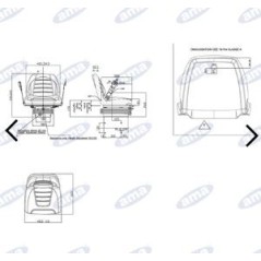 Asiento sky serie 559 modelo 450 para tractor agrícola