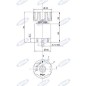 12V 4-Positions-Lichtschalter für Ackerschlepper