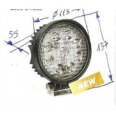 Worklight 9 LED 12-24V NEWGARDENSTORE 2150 lumens for agricultural tractor A28405 | NewgardenAgri.com