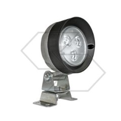 3 led worklight 500 lumen Ø 106 mm beacon for agricultural tractor | NewgardenAgri.com