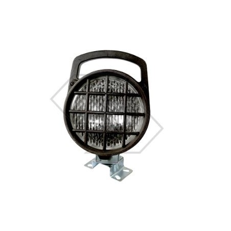 Lampe de travail halogène avec grille pour tracteur agricole | NewgardenAgri.com