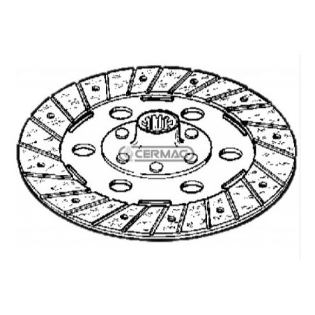 CARRARO clutch disc for agricultural tractor tigron 3200 3800 4000 4200 15738 | NewgardenAgri.com