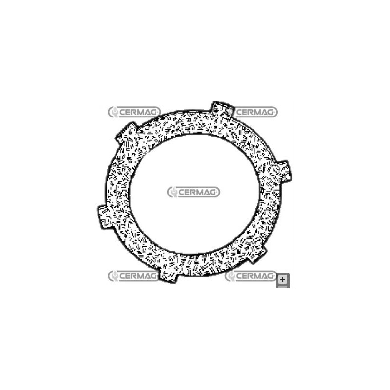 Disco de embrague sinterizado para segadora motorizada serie 408 BERTOLINI 15630