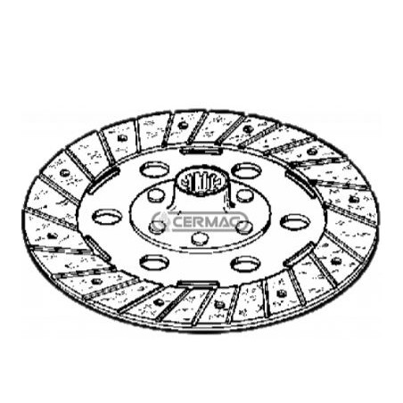 Disque d'embrayage SAME pour tracteur agricole SOLARIS 350 450 15705 | NewgardenAgri.com