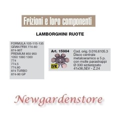 disque central 5 lames Z2415984 LAMBORGHINI Formula Premium 874 Turbo GP tracteur | NewgardenAgri.com