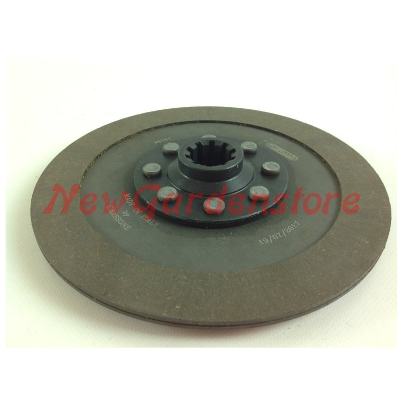 Rigid clutch disc 10 slot mower 124 125 126 BERTOLINI 15194