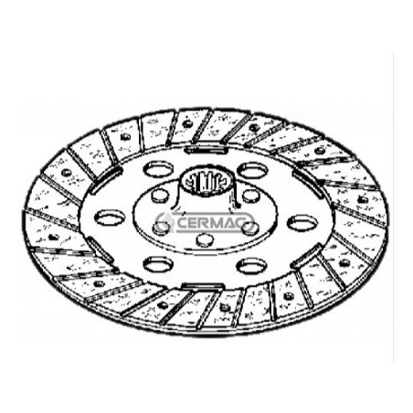 Disco de embrague rígido para motocultor 315 BERTOLINI 15020 | NewgardenAgri.com